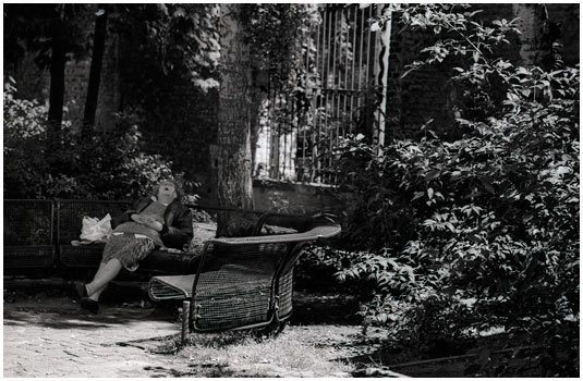 Taking a nap Gent, Belgium